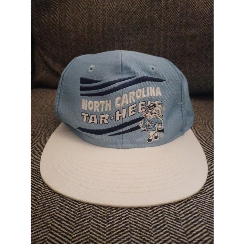 VTG UNC North Carolina Tar Heels Pro Style By Joey Embroidered Snapback Hat NWOT